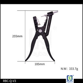 Black Colour Ear Tag Pliers Applicator For All Two Pieces Tags Energy Saving