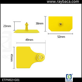 Waterproof cheap Cattle Identification Tags / Electronic Ear Tags For Cattle